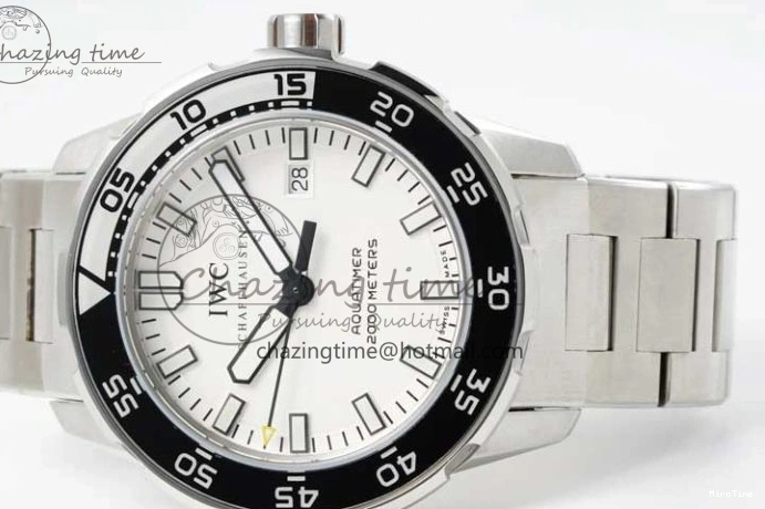 MIROTIME 0119 Youthful Aquatimer Automatic SS RSF 1:1 Best Edition White Black Dial on SS Bracelet A 7070